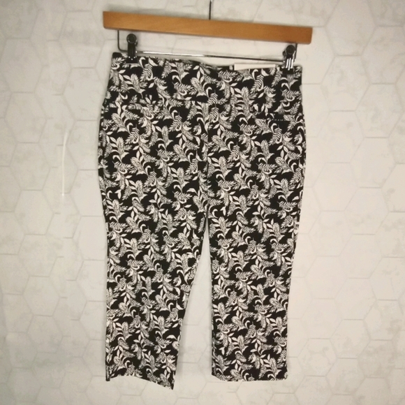 Christopher & Bank Luxe stretch Fern print crops - Picture 6 of 10